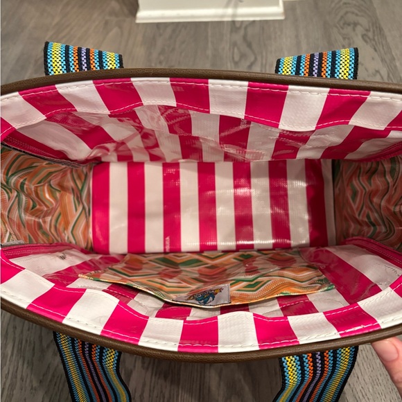 ❤️🩷Consuela Embroidered Coral Tote Bag❤️🩷 - Picture 8 of 9